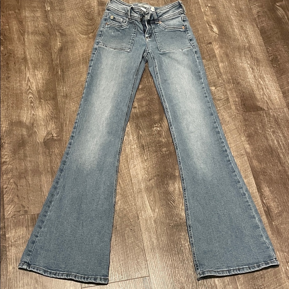 Garage Women's Blue Flare Jeans